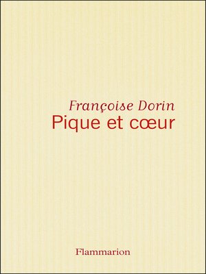 cover image of Pique et cœur